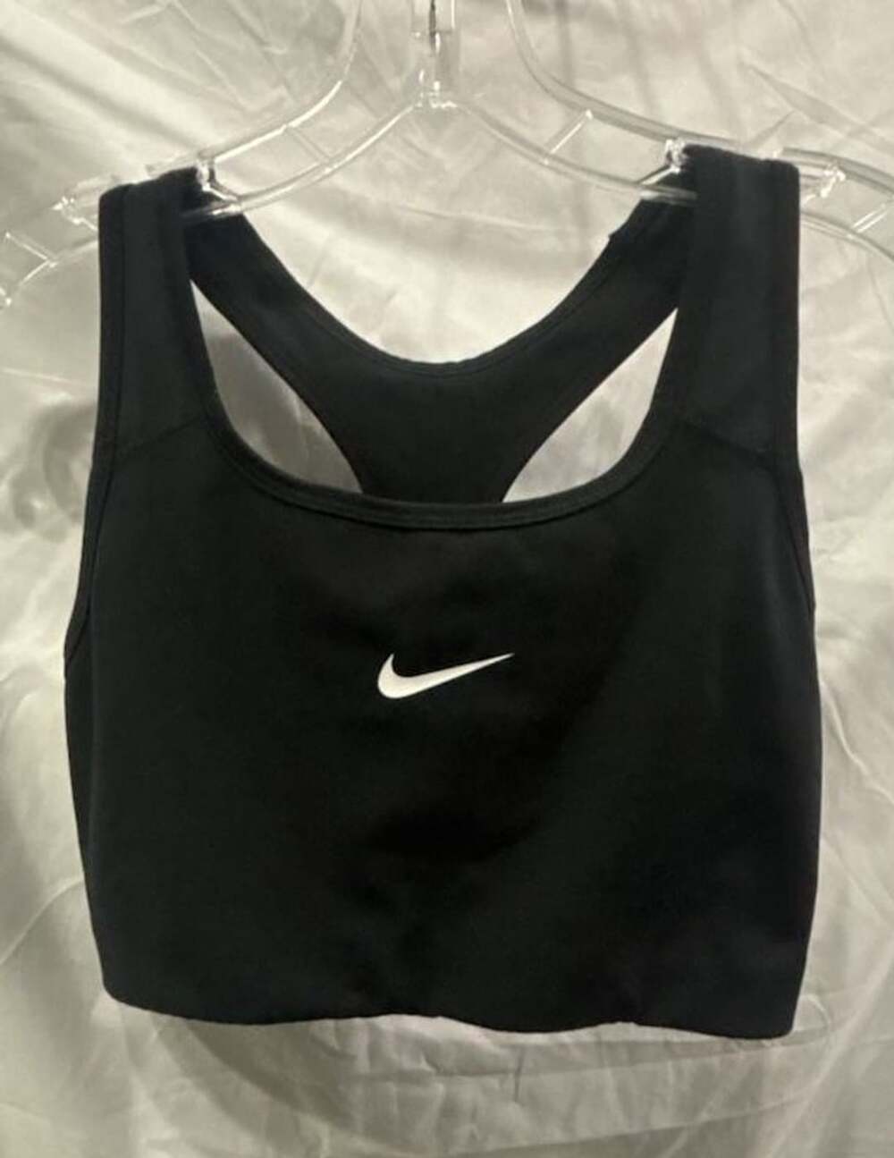 Nike Swoosh Sports Bra Black Size L